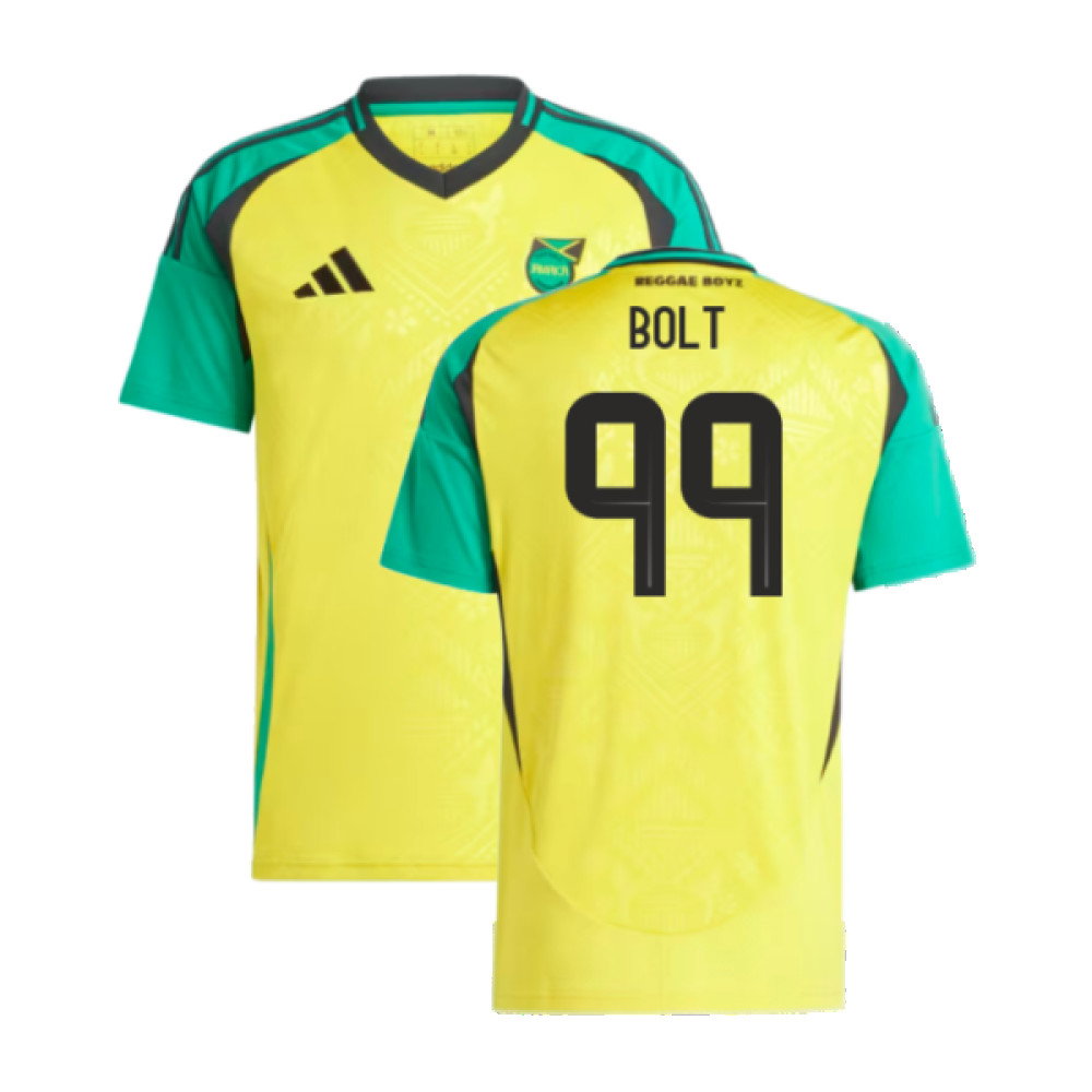 2024-2025 Jamaica Home Shirt (Bolt 99)_0