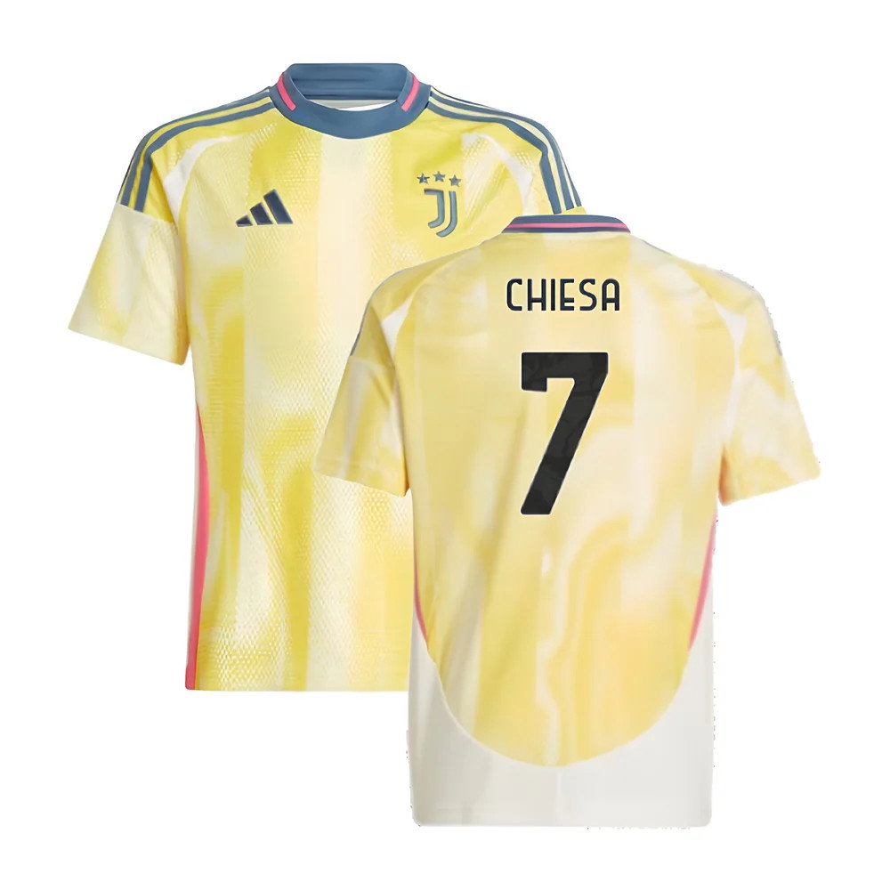2024-2025 Juventus Away Shirt (Kids) (Chiesa 7)_0