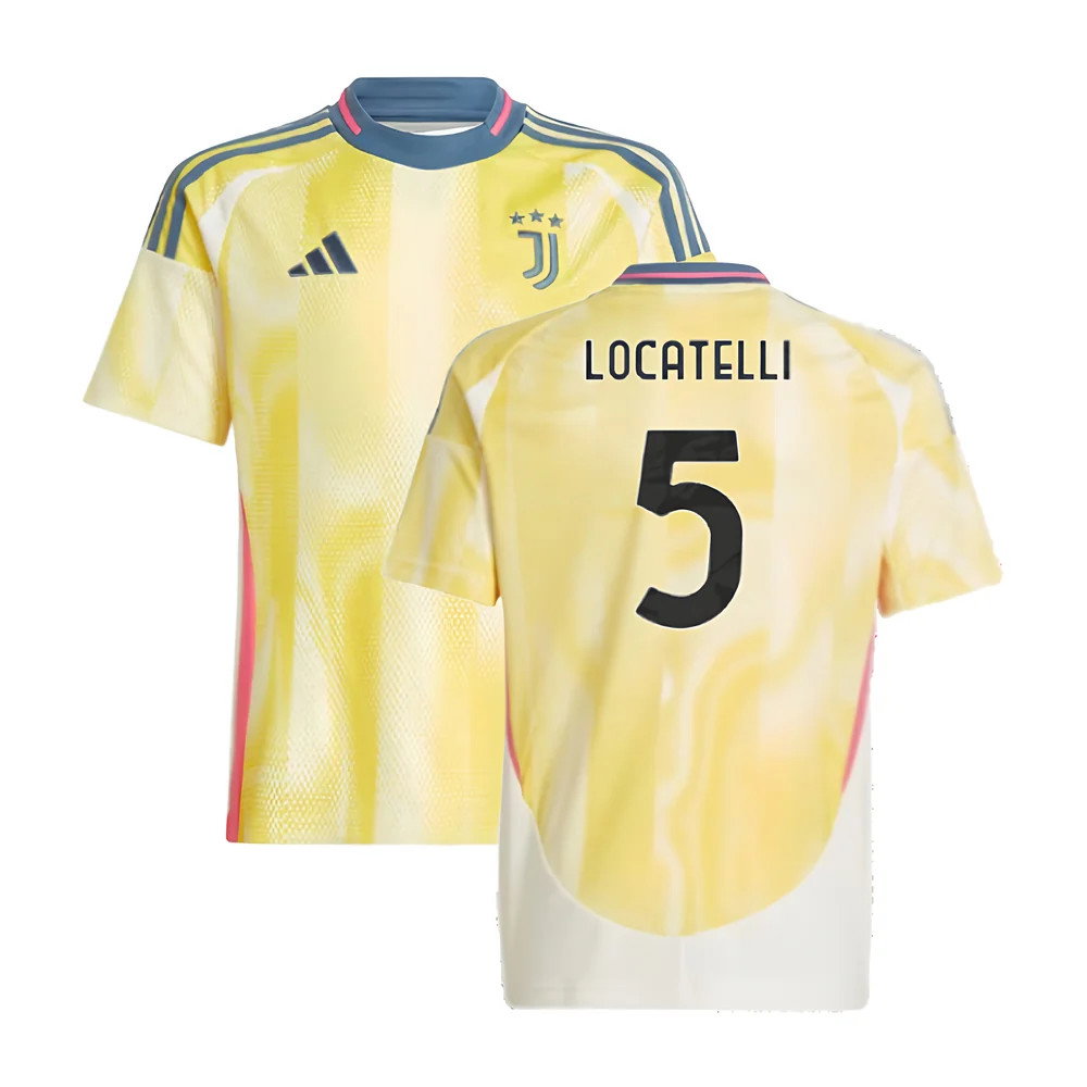 2024-2025 Juventus Away Shirt (Kids) (Locatelli 5)_0