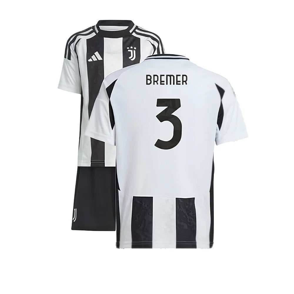 2024-2025 Juventus Home Mini Kit (Bremer 3)_0