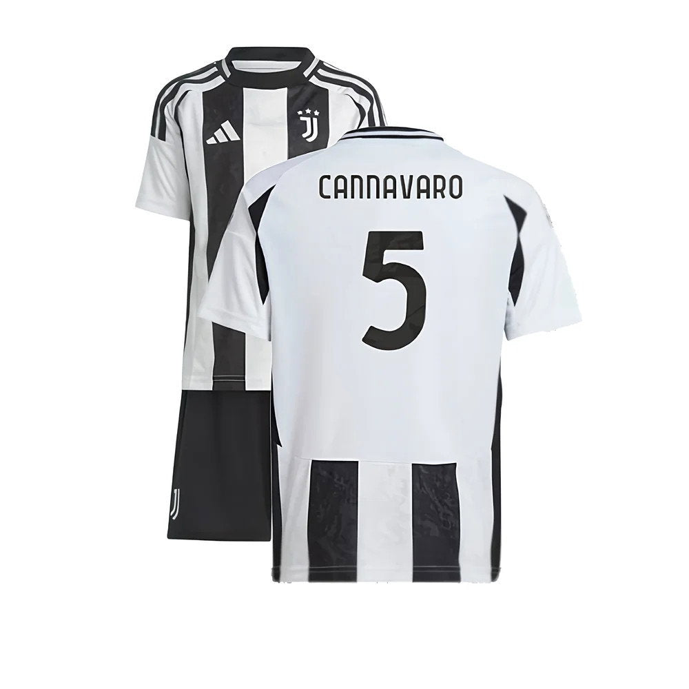 2024-2025 Juventus Home Mini Kit (Cannavaro 5)_0