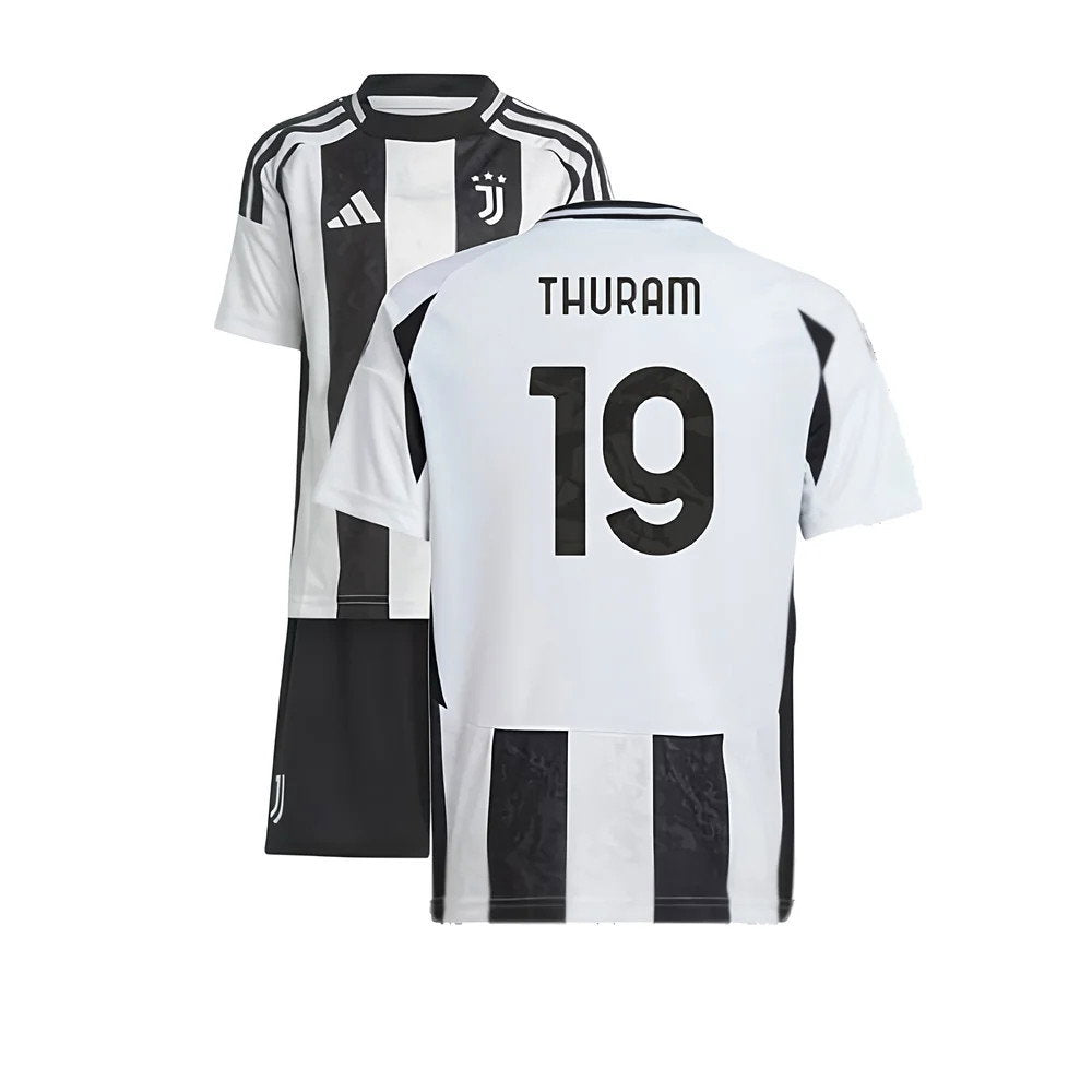 2024-2025 Juventus Home Mini Kit (Thuram 19)_0