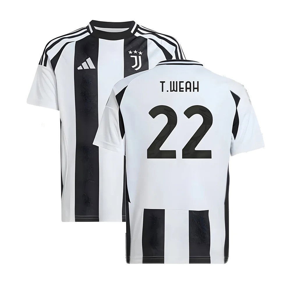 2024-2025 Juventus Home Shirt (Kids) (T.Weah 22)_0