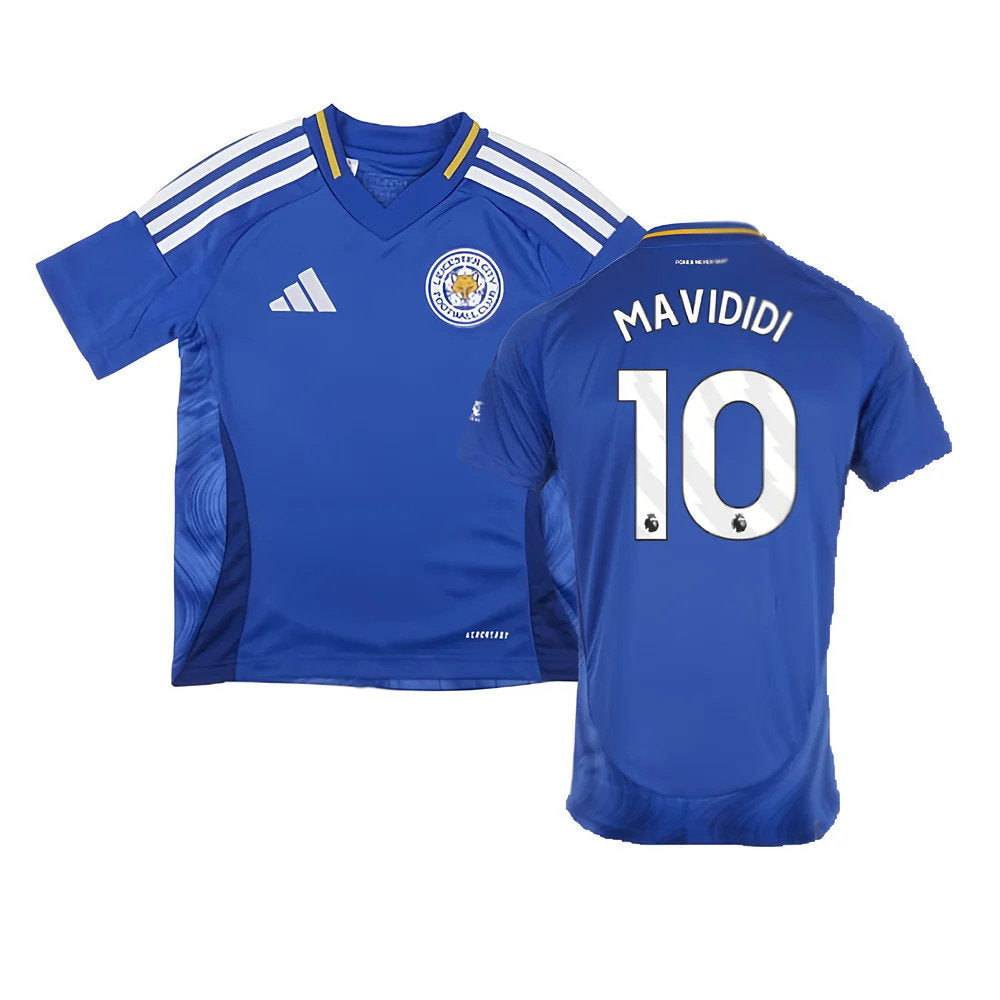 2024-2025 Leicester City Home Shirt (Kids) (Mavididi 10)_0