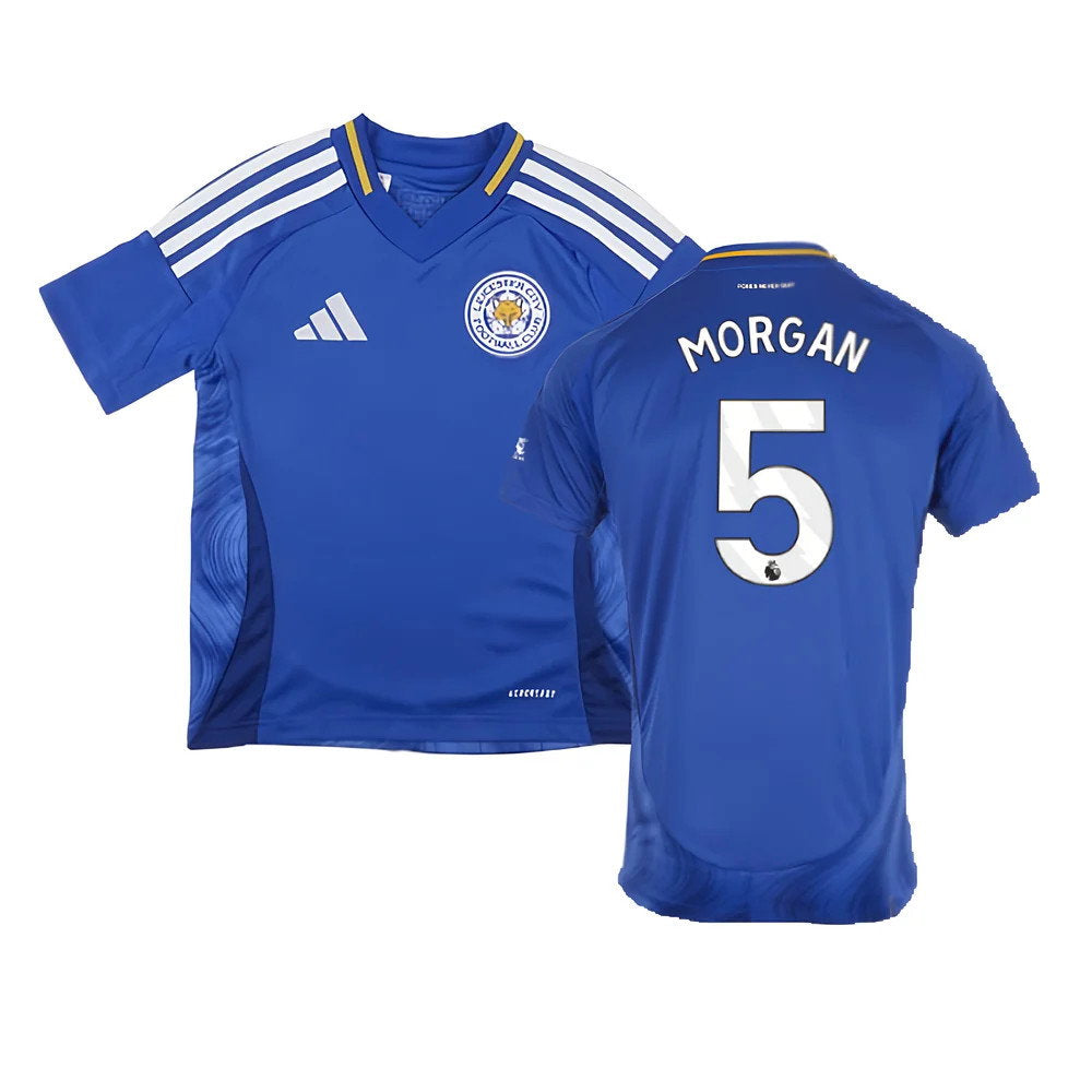 2024-2025 Leicester City Home Shirt (Kids) (Morgan 5)_0