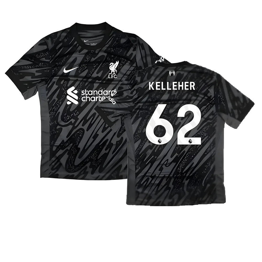 2024-2025 Liverpool Home Goalkeeper Shirt (Black) (Kelleher 62)_0