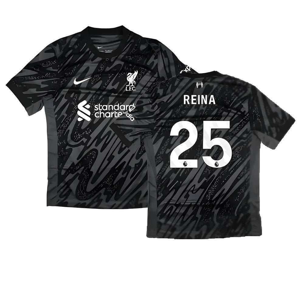 2024-2025 Liverpool Home Goalkeeper Shirt (Black) (Reina 25)_0