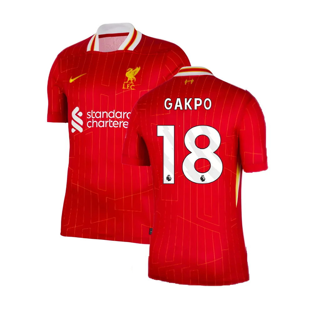 2024-2025 Liverpool Home Shirt (Gakpo 18)_0