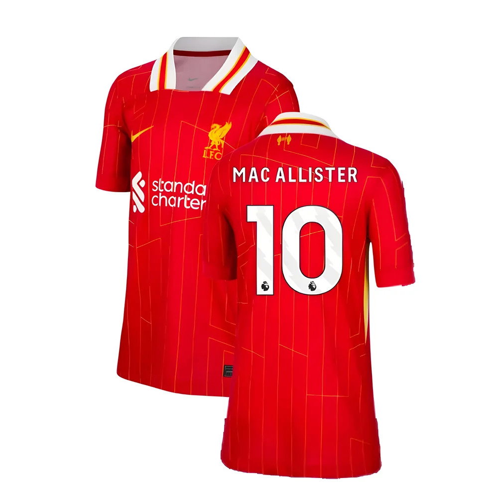 2024-2025 Liverpool Home Shirt (Kids) (Mac Allister 10)_0
