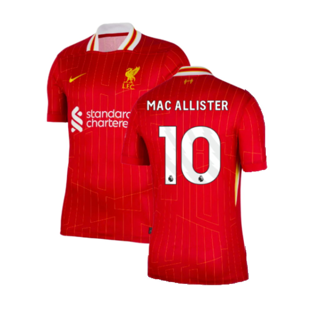 2024-2025 Liverpool Home Shirt (Mac Allister 10)_0
