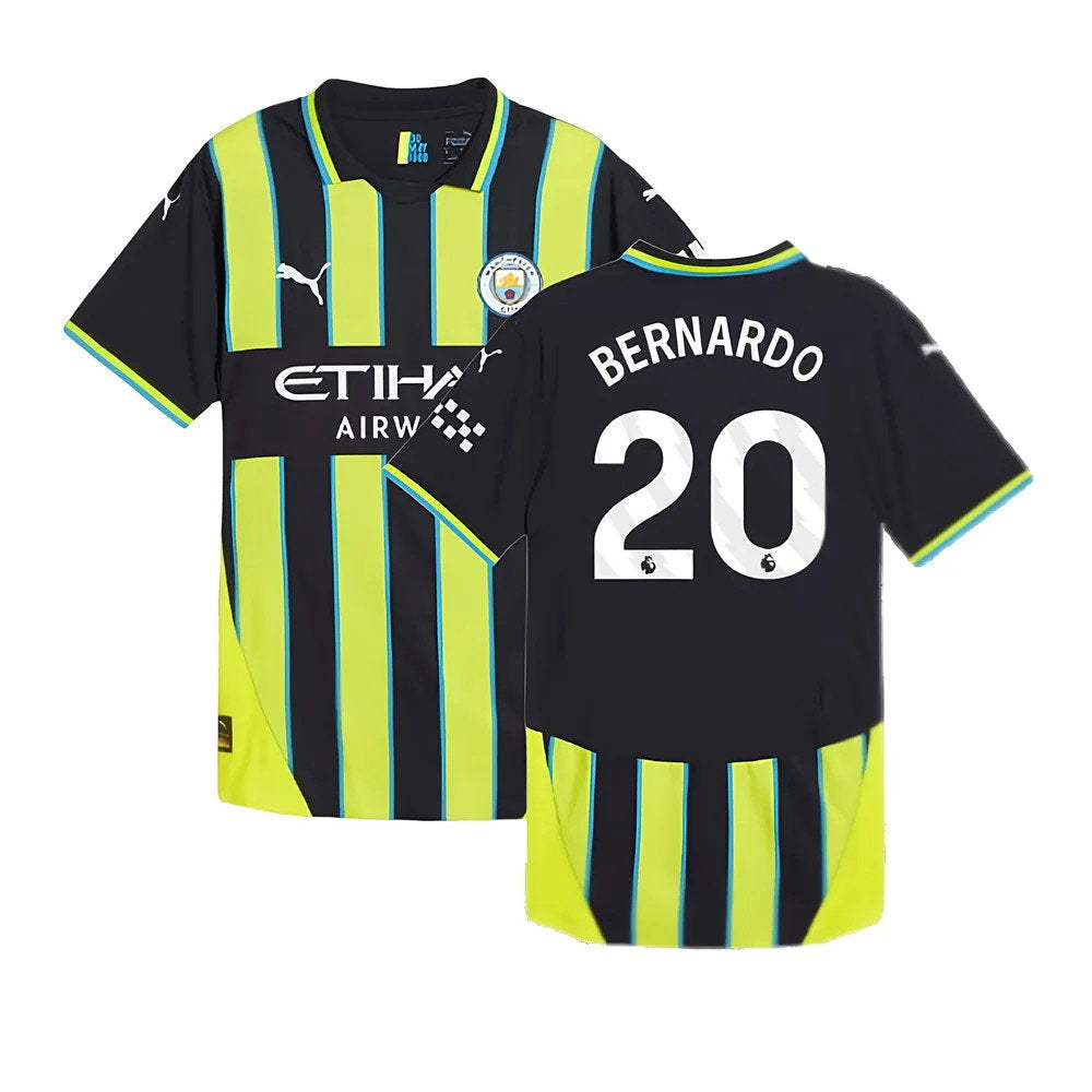 2024-2025 Man City Away Authentic Shirt (Bernardo 20)_0