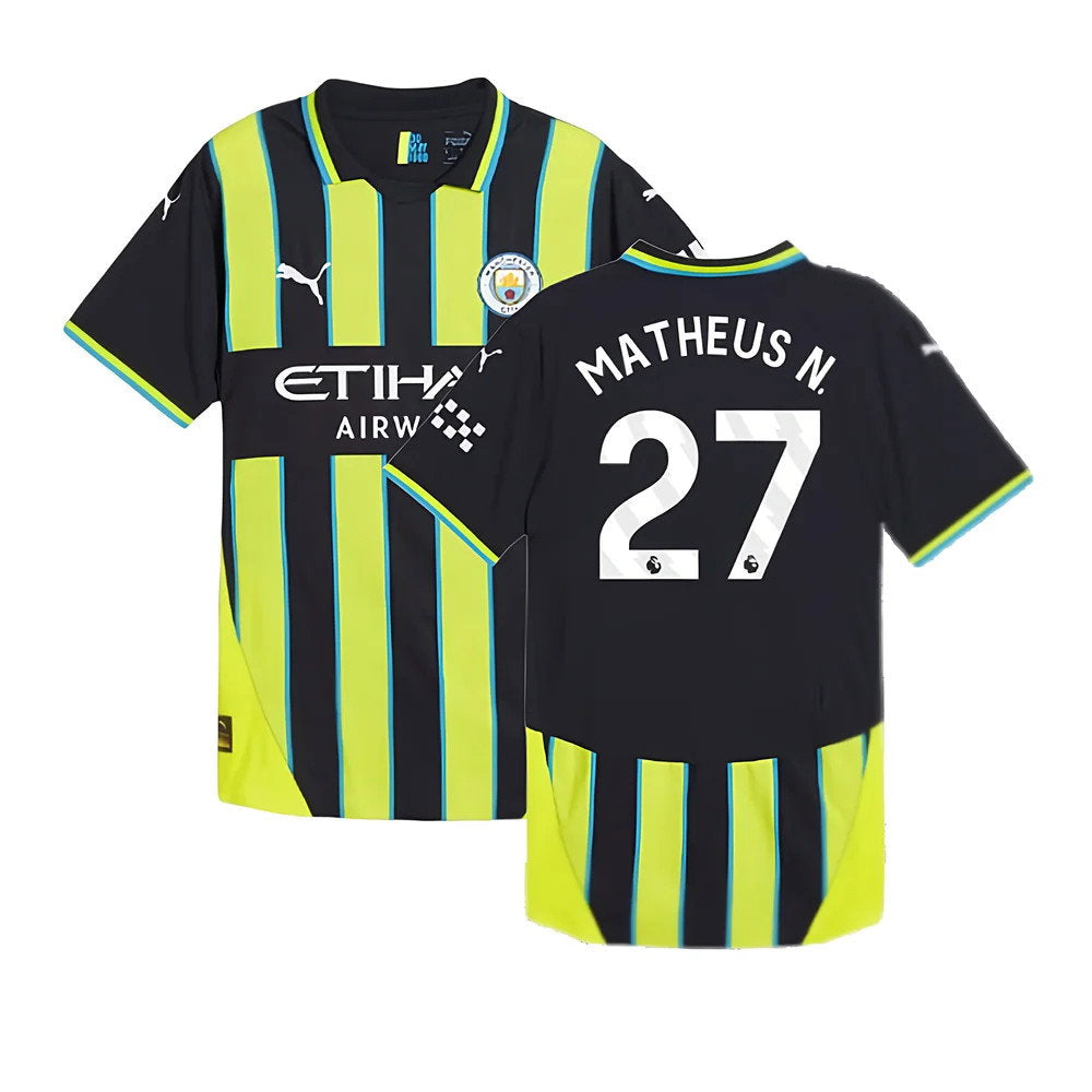2024-2025 Man City Away Authentic Shirt (Matheus N. 27)_0