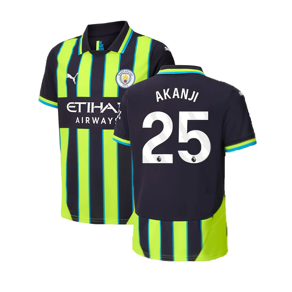 2024-2025 Man City Away Shirt (Kids) (Akanji 25)_0