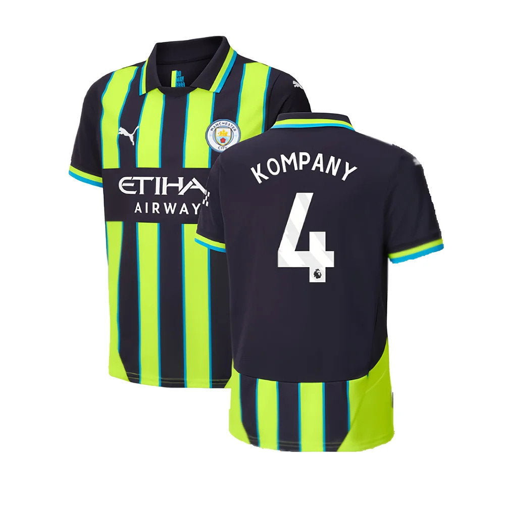 2024-2025 Man City Away Shirt (Kids) (Kompany 4)_0