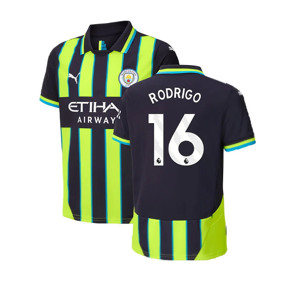 2024-2025 Man City Away Shirt (Kids) (Rodrigo 16)_0