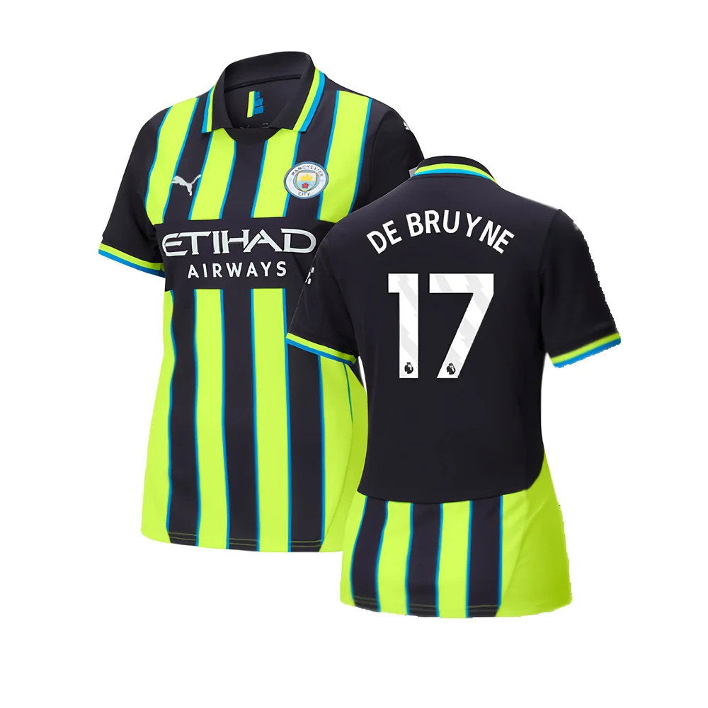 2024-2025 Man City Away Shirt (Womens) (De Bruyne 17)_0