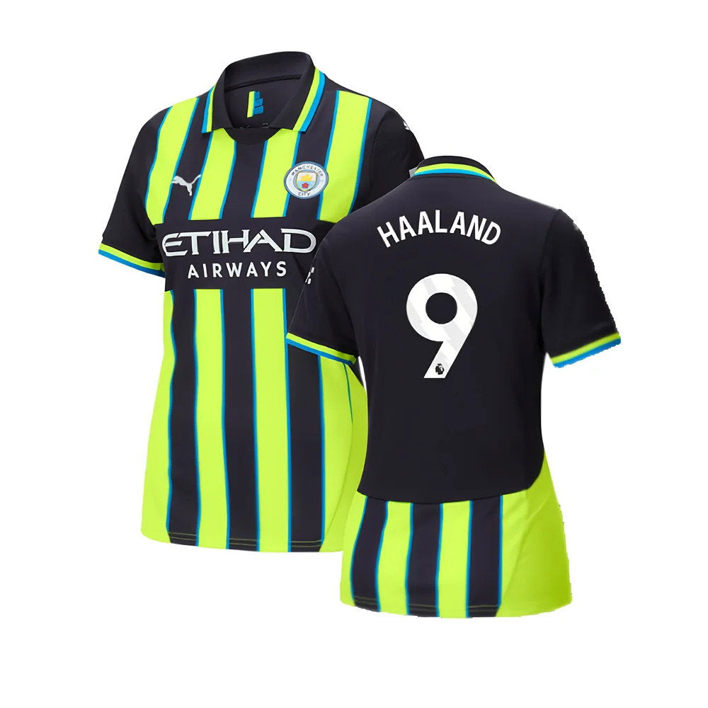 2024-2025 Man City Away Shirt (Womens) (Haaland 9)_0