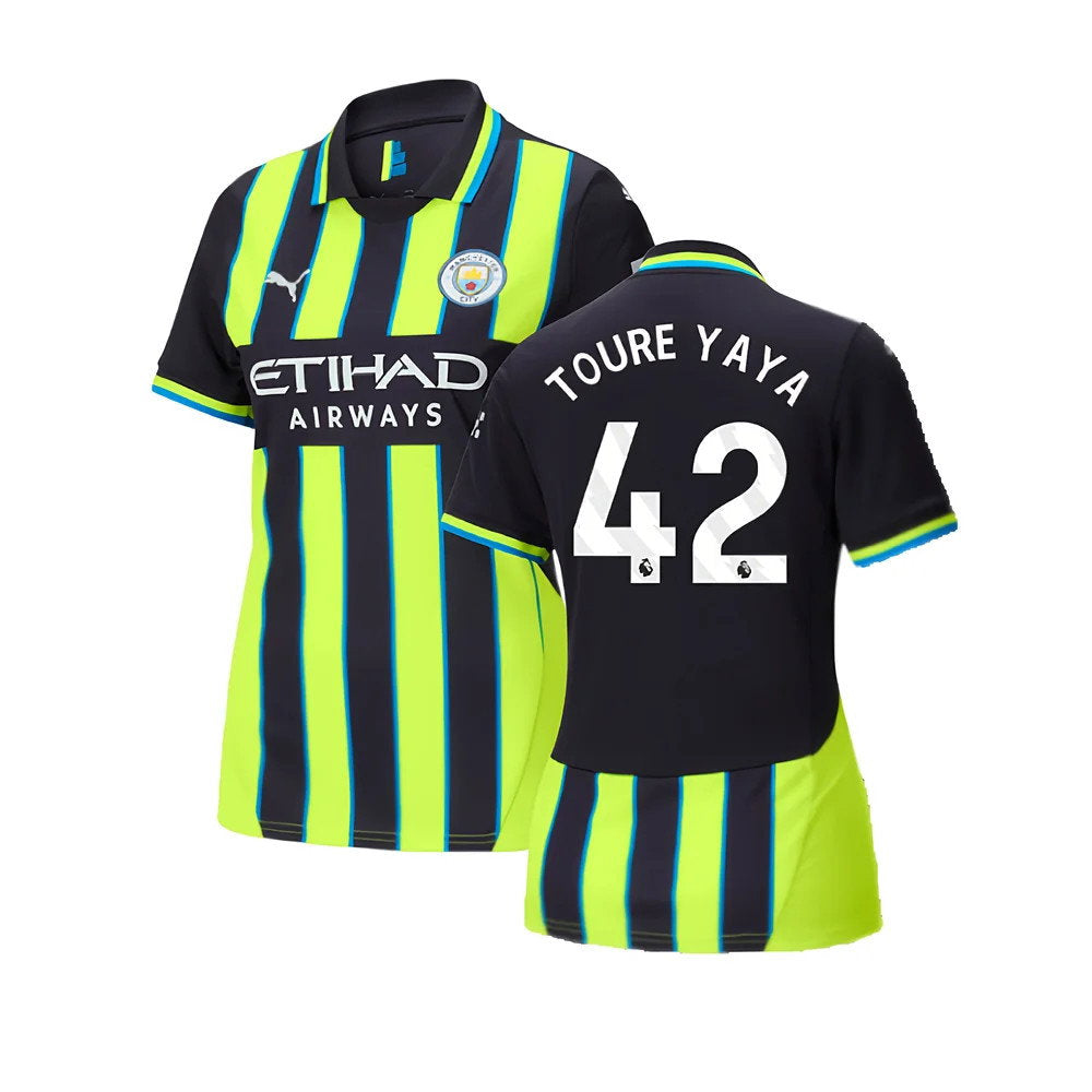2024-2025 Man City Away Shirt (Womens) (Toure Yaya 42)_0