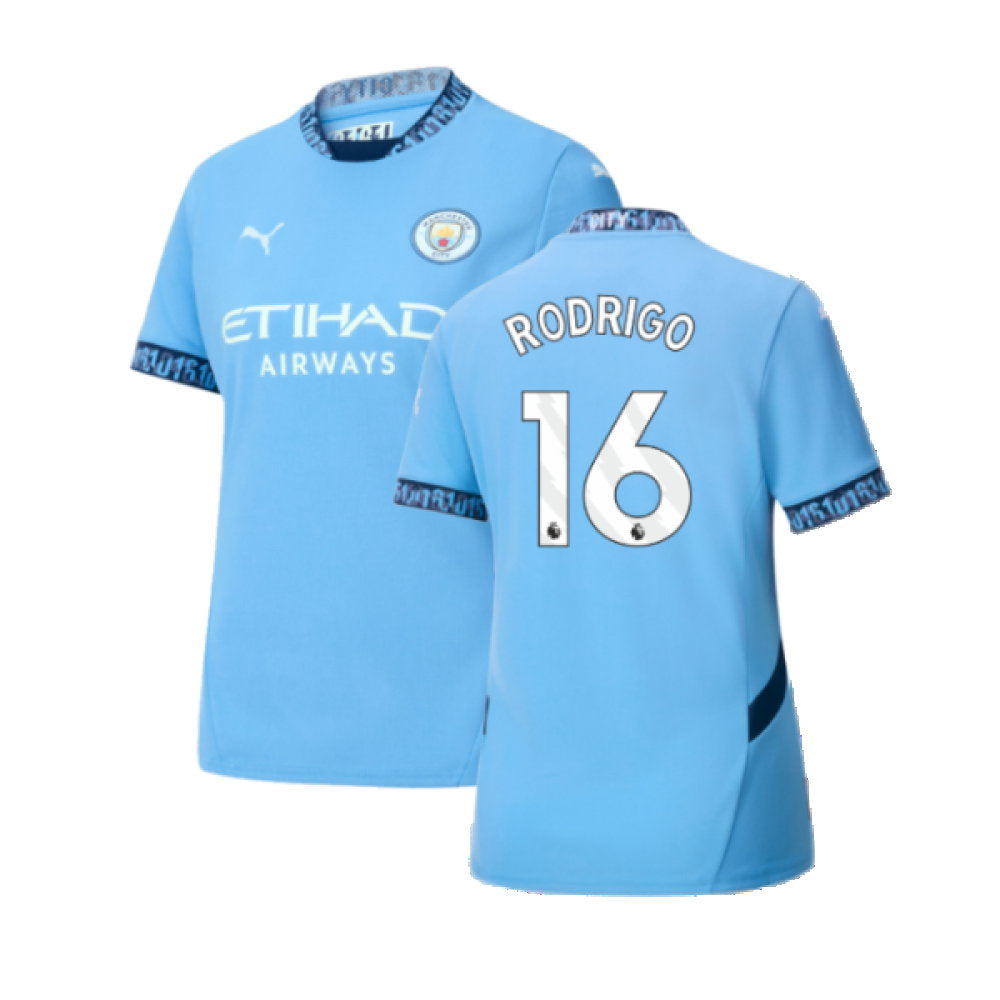 2024-2025 Man City Home Shirt (Womens) (Rodrigo 16)_0