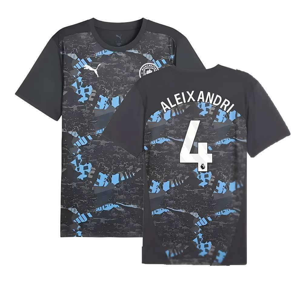 2024-2025 Man City Prematch SS Jersey (Strong Gray) (Aleixandri 4)_0