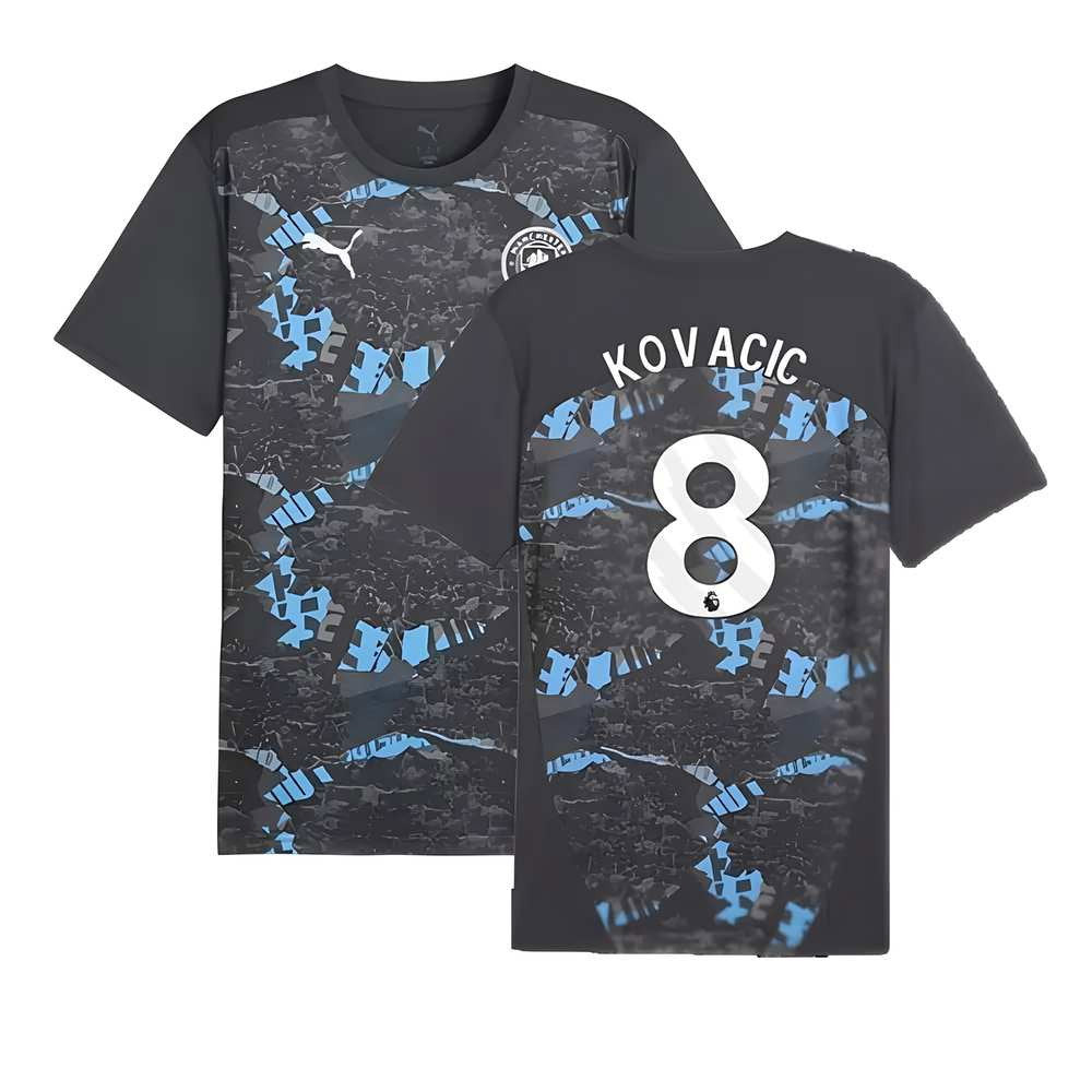 2024-2025 Man City Prematch SS Jersey (Strong Gray) (Kovacic 8)_0
