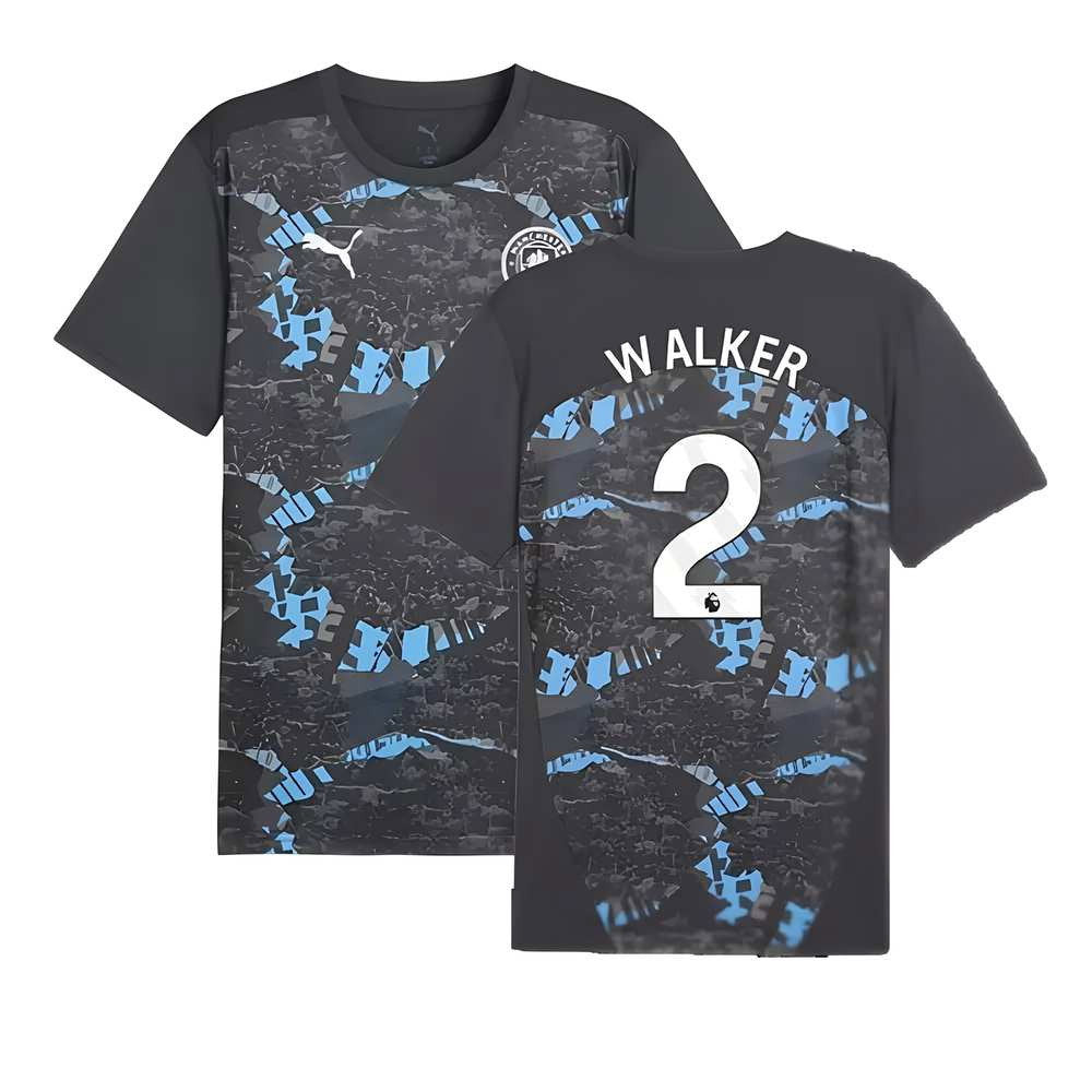 2024-2025 Man City Prematch SS Jersey (Strong Gray) (Walker 2)_0