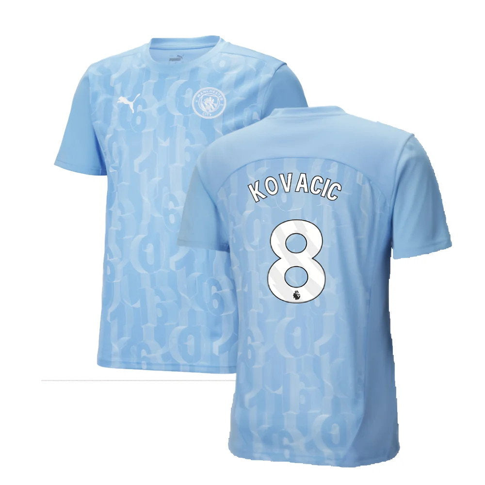 2024-2025 Man City Prematch SS Shirt (Light Blue) (Kovacic 8)_0