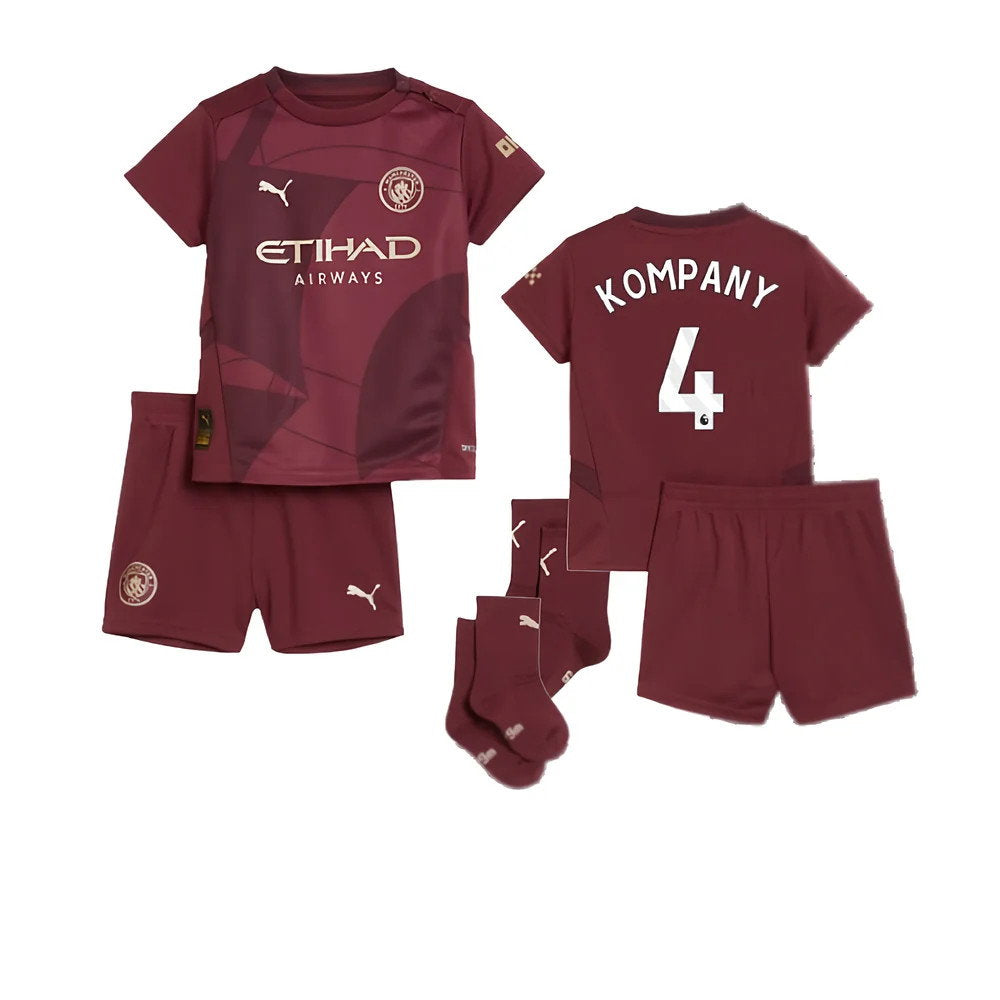 2024-2025 Man City Third Baby Kit (Kompany 4)_0