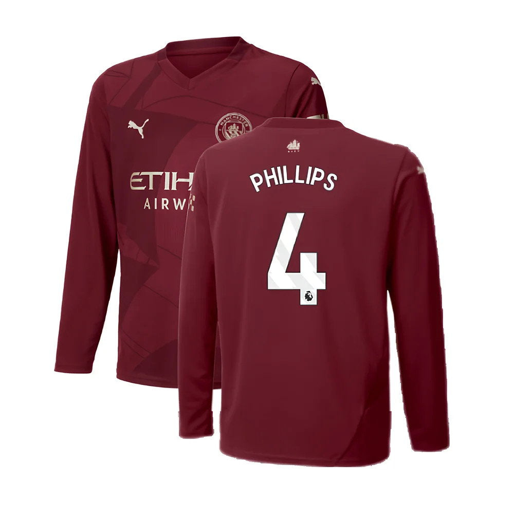 2024-2025 Man City Third Long Sleeve Shirt (Kids) (Phillips 4)_0