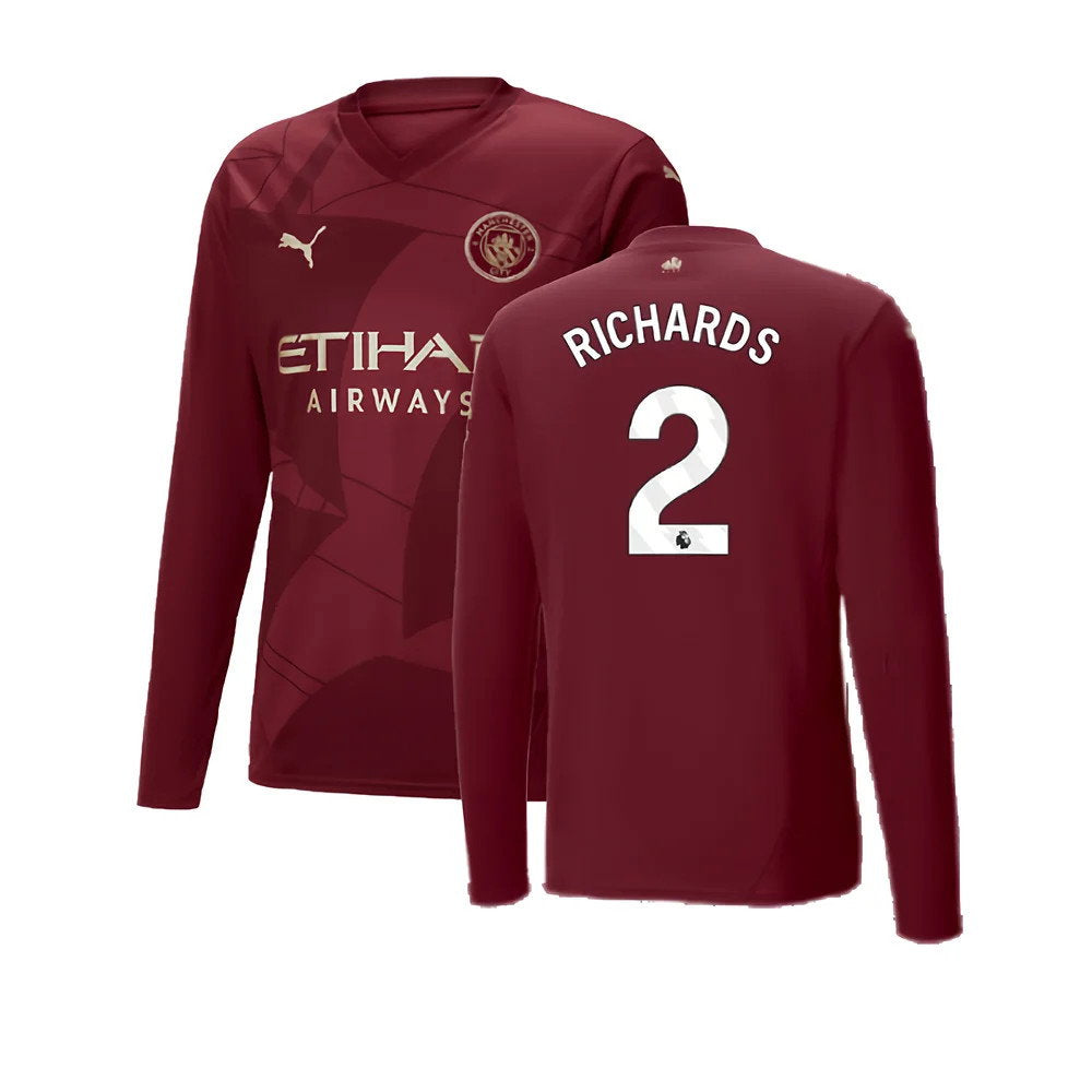 2024-2025 Man City Third Long Sleeve Shirt (Richards 2)_0