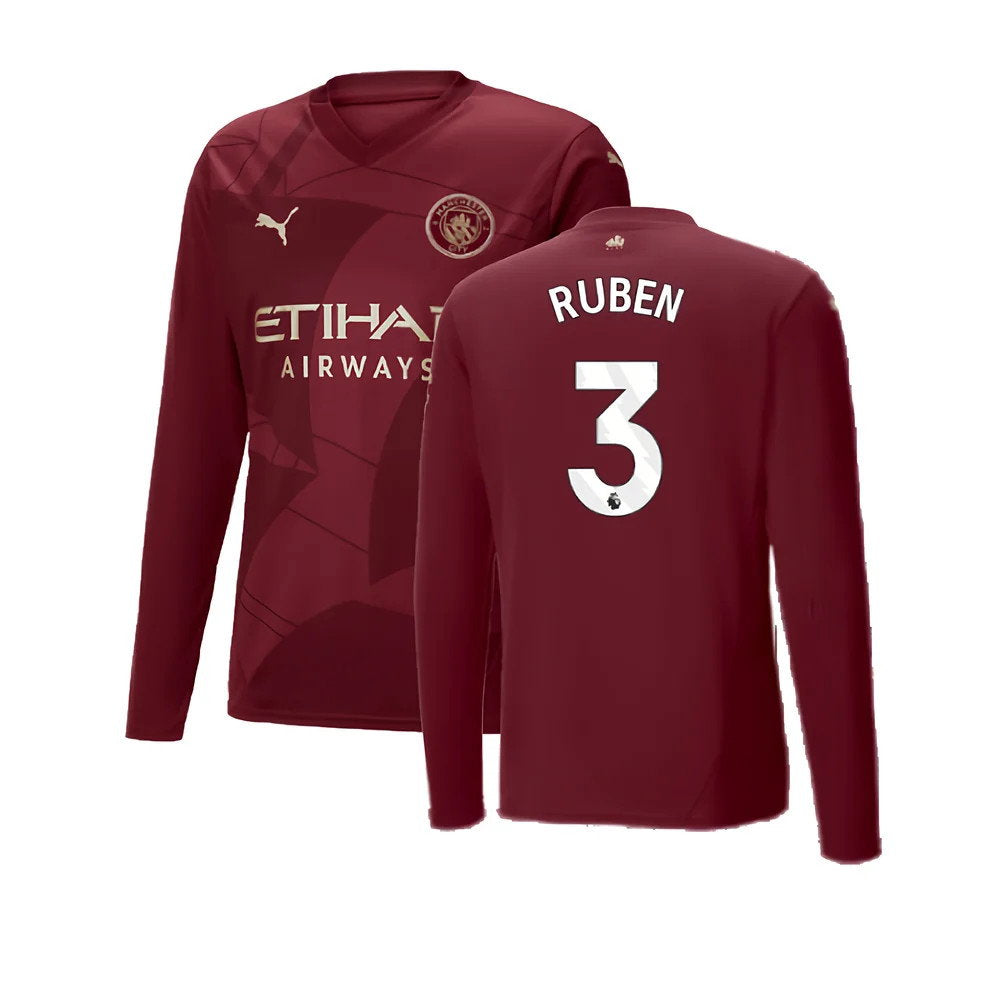 2024-2025 Man City Third Long Sleeve Shirt (Ruben 3)_0