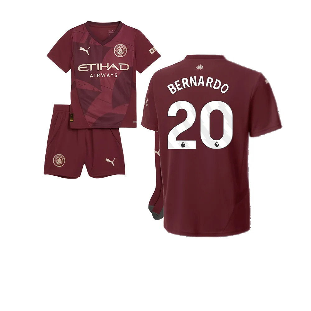 2024-2025 Man City Third Mini Kit (Bernardo 20)_0