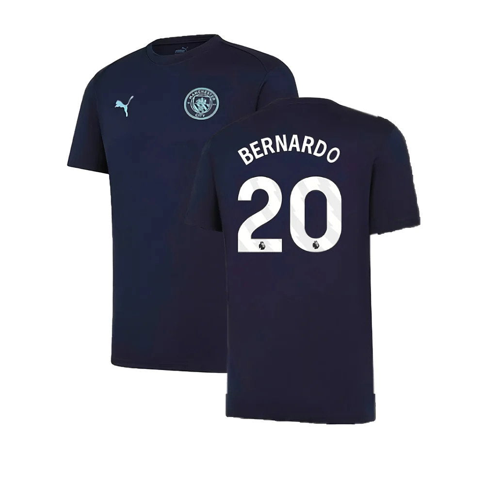 2024-2025 Man City Training Shirt (Inky Blue) - Kids (Bernardo 20)_0