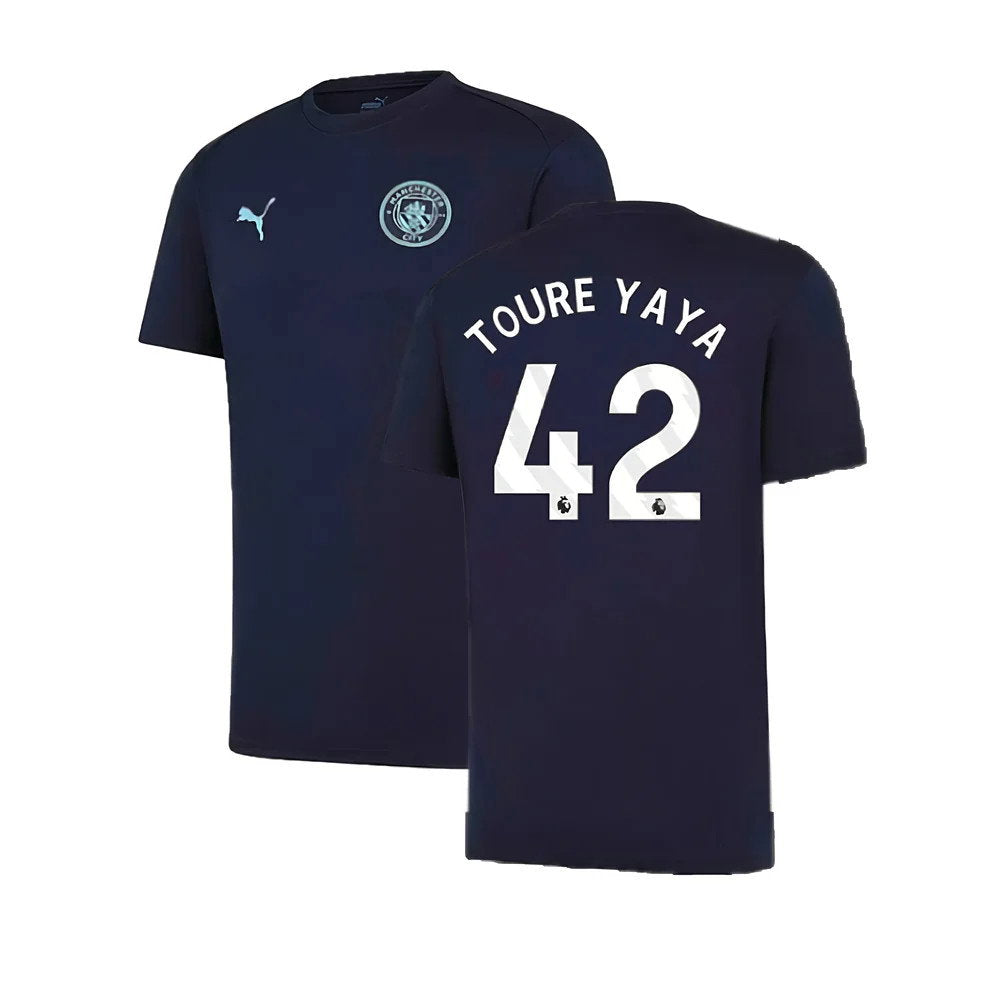 2024-2025 Man City Training Shirt (Inky Blue) - Kids (Toure Yaya 42)_0