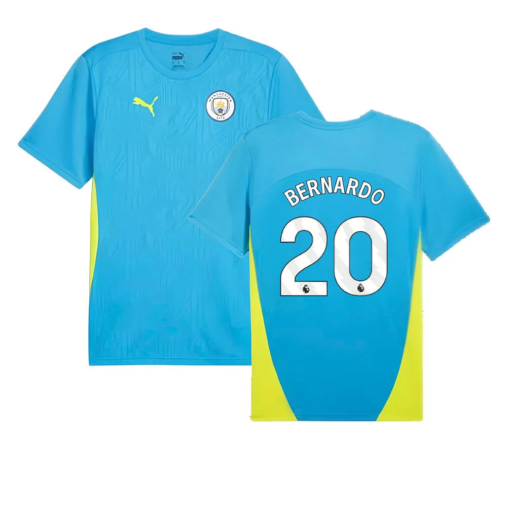 2024-2025 Man City Training Shirt (Magic Blue) (Bernardo 20)_0