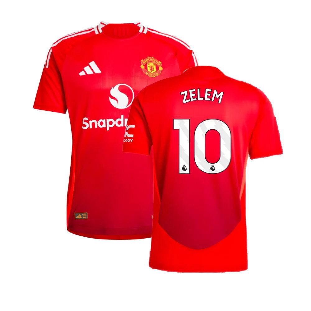 2024-2025 Man Utd Authentic Home Shirt (Zelem 10)_0