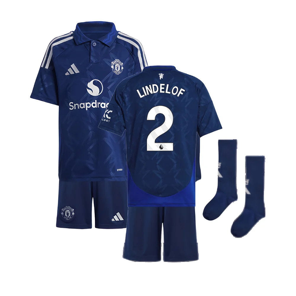 2024-2025 Man Utd Away Mini Kit (Lindelof 2)_0