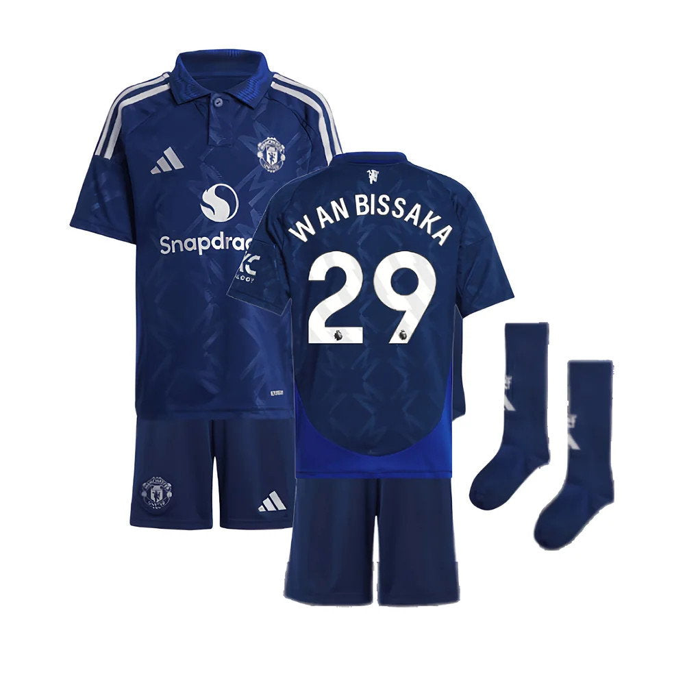 2024-2025 Man Utd Away Mini Kit (Wan Bissaka 29)_0