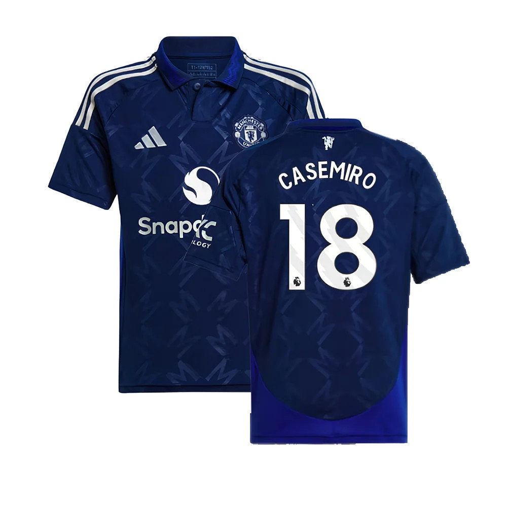 2024-2025 Man Utd Away Shirt (Kids) (Casemiro 18)_0