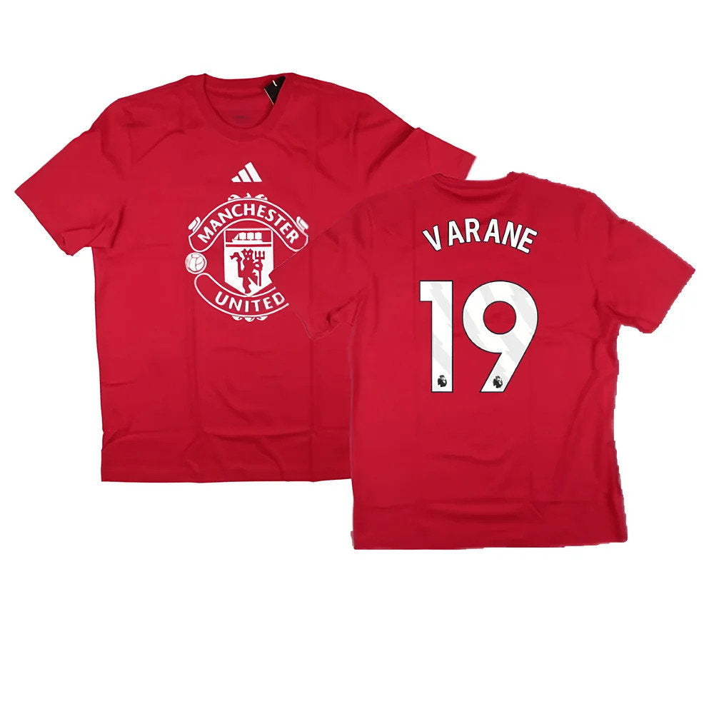 2024-2025 Man Utd DNA Graphic Tee (Red) (Varane 19)_0