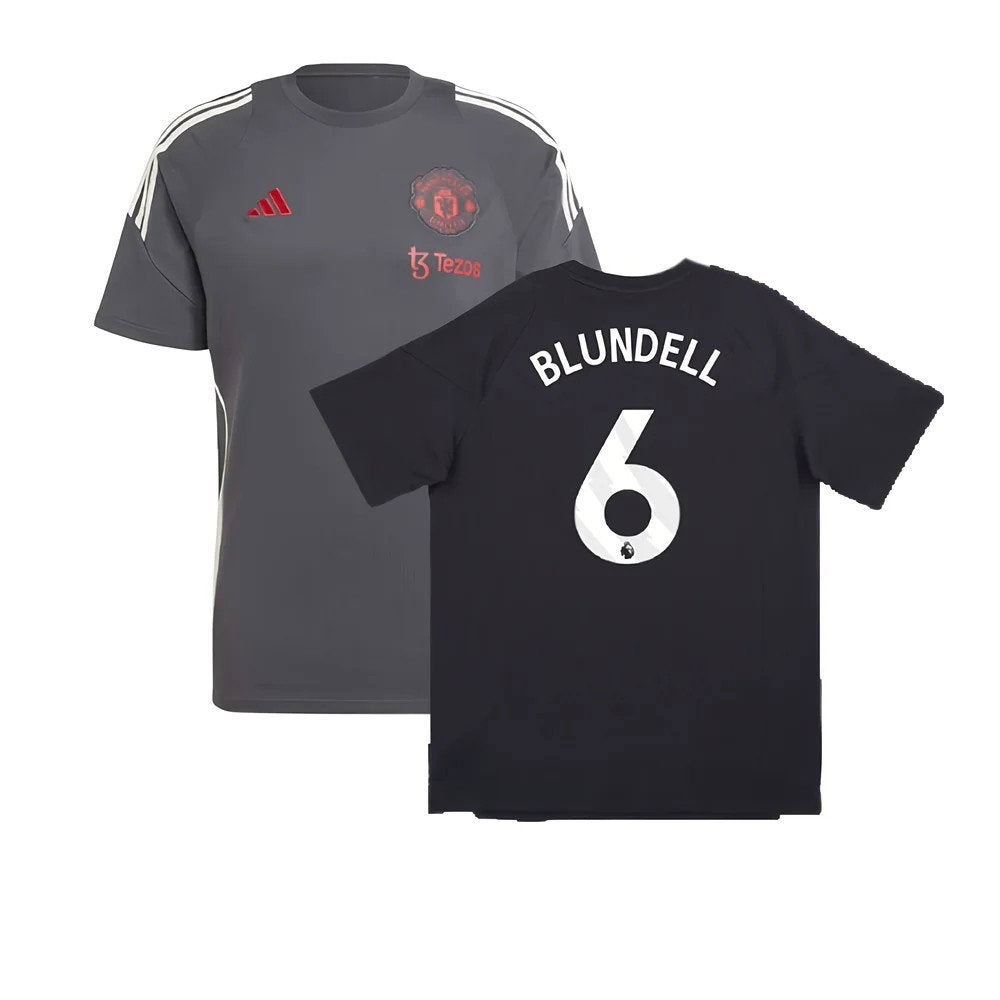 2024-2025 Man Utd EU Training Tee (Carbon) (Blundell 6)_0