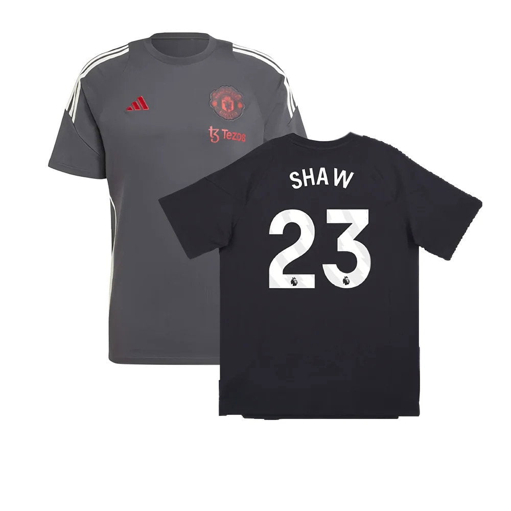 2024-2025 Man Utd EU Training Tee (Carbon) (Shaw 23)_0