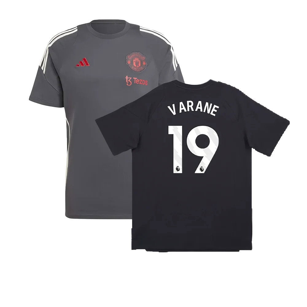 2024-2025 Man Utd EU Training Tee (Carbon) (Varane 19)_0