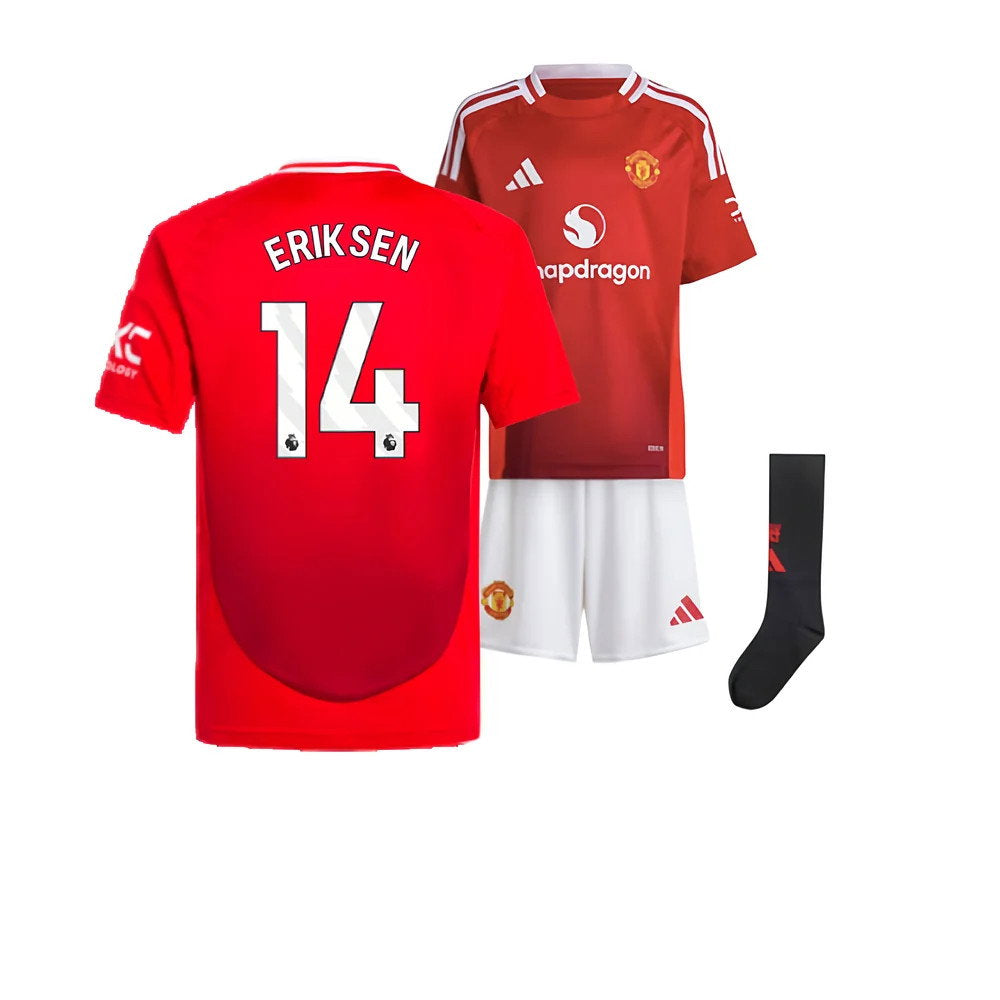 2024-2025 Man Utd Home Mini Kit (Eriksen 14)_0