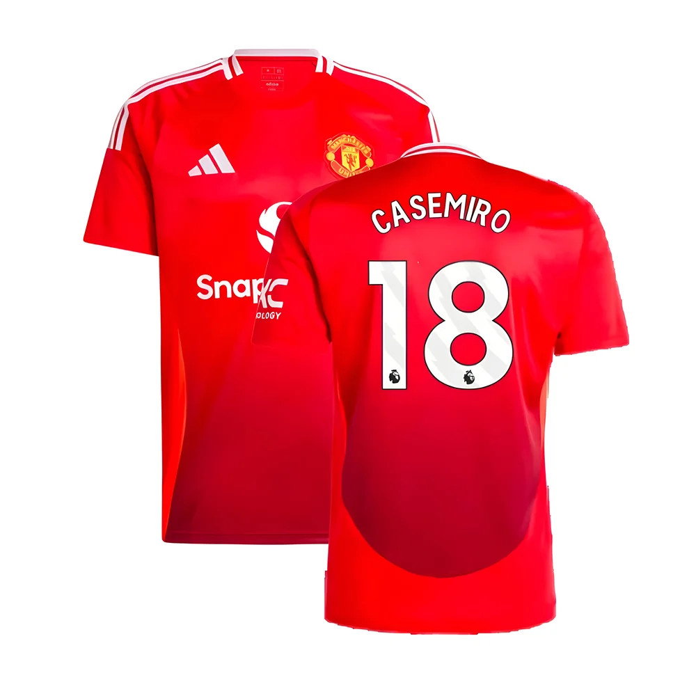 2024-2025 Man Utd Home Shirt (Casemiro 18)_0