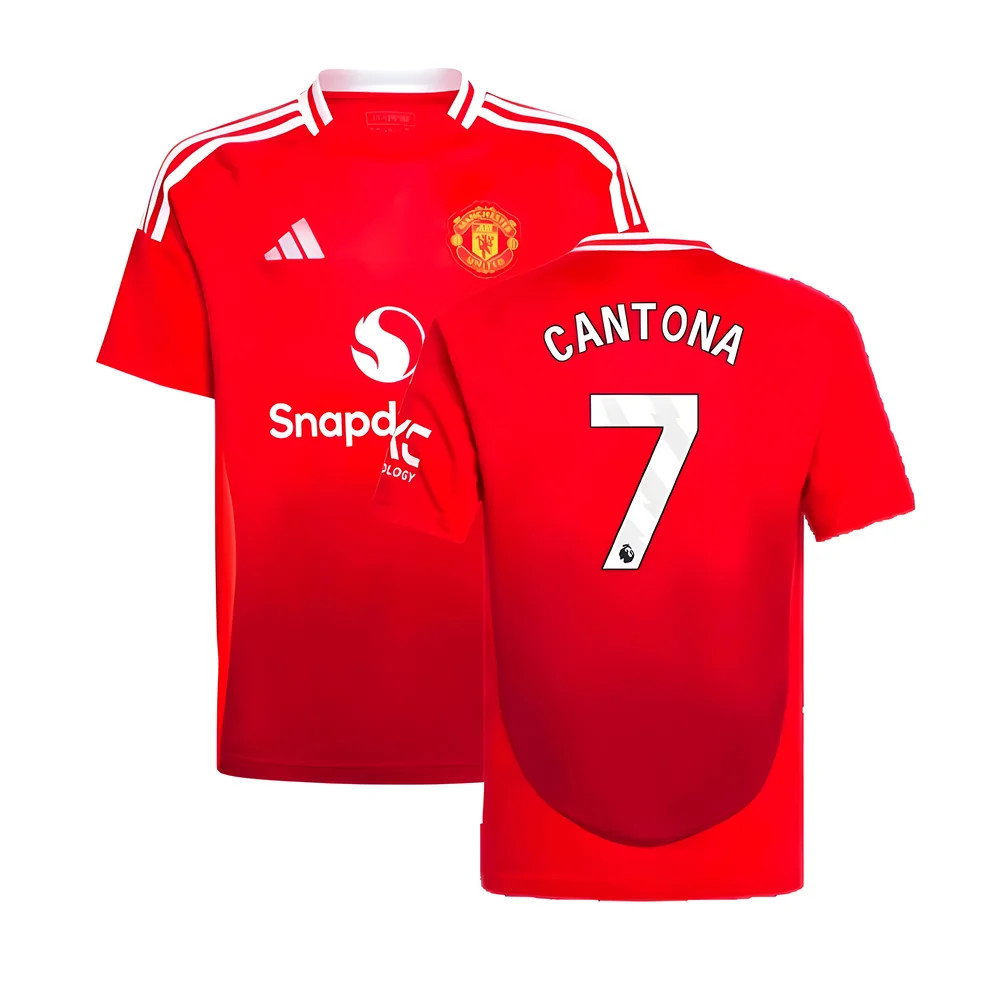 2024-2025 Man Utd Home Shirt (Kids) (Cantona 7)_0