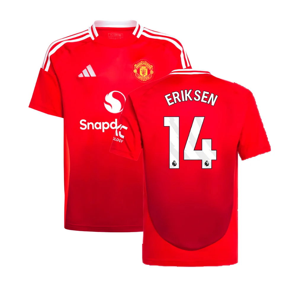 2024-2025 Man Utd Home Shirt (Kids) (Eriksen 14)_0