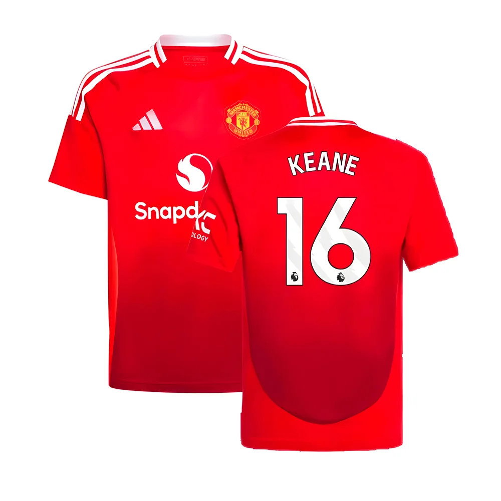 2024-2025 Man Utd Home Shirt (Kids) (Keane 16)_0