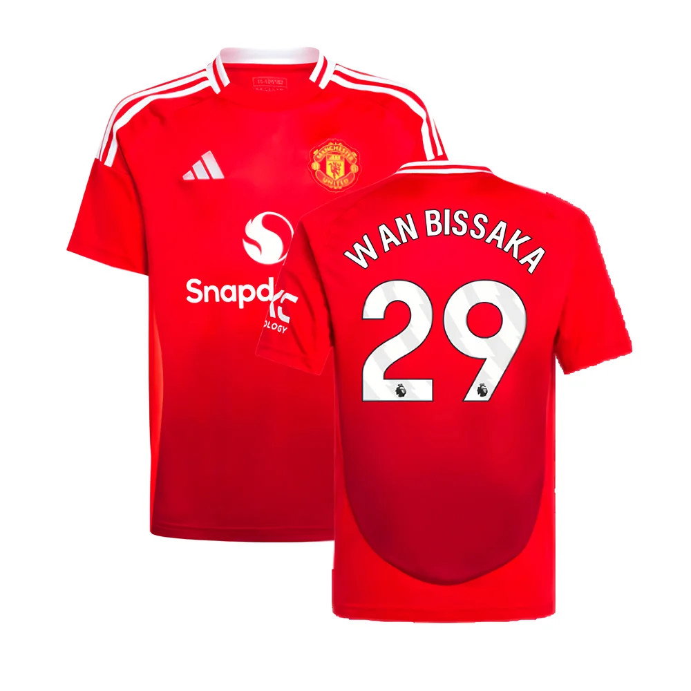 2024-2025 Man Utd Home Shirt (Kids) (Wan Bissaka 29)_0