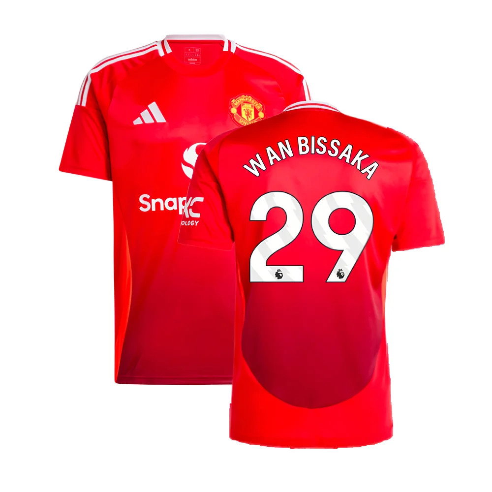 2024-2025 Man Utd Home Shirt (Wan Bissaka 29)_0